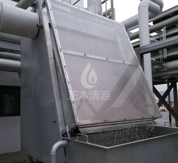 天津某韩资企业机电1200吨废水处理工程运行现场